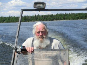 Fischer Ivan Grimolfson ist Fischer am Lake Winnipeg.