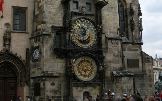 Astronomische Uhr am Altstädter Rathaus in Prag