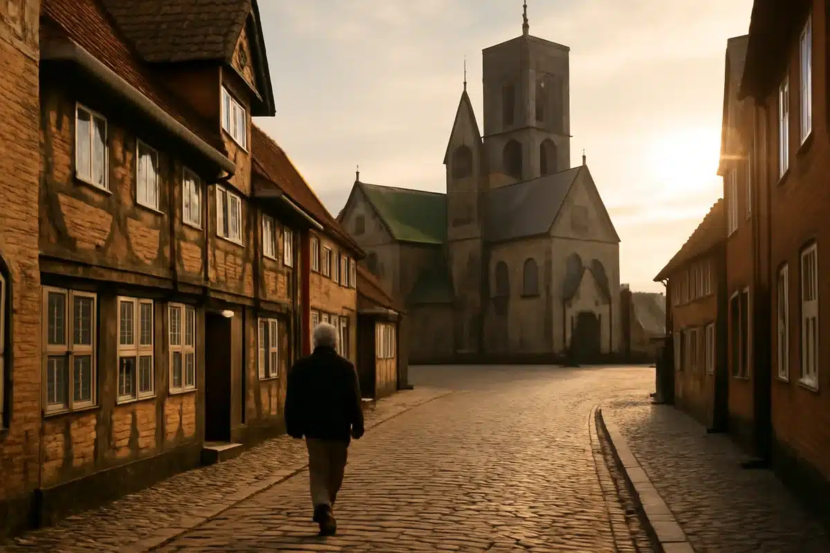 Ribe: D&auml;nemarks &auml;lteste Stadt &mdash; Ribe gilt als die &auml;lteste Stadt D&auml;nemarks und hat ein bemerkenswert gut erhaltenes mittelalterliches Zentrum. Enge Gassen und alte Fachwerkh&auml;user schaffen eine fast mittelalterliche Atmosph&auml;re. Dominant auf dem Marktplatz steht die Kathedrale, deren Urspr&uuml;nge ins 12.
