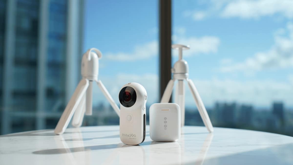 Insta360 bringt Ace Pro 2 Arc­tic White Video­gra­phy Bund­les auf den Markt
