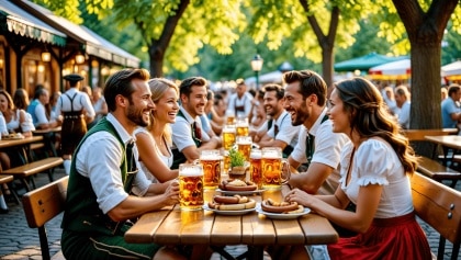 Münchner Biergarten, Bayern